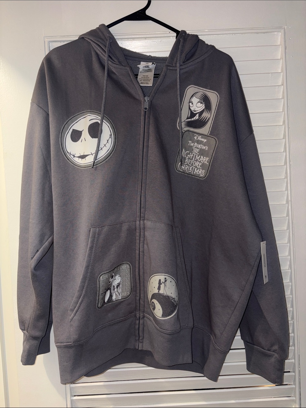 Brand New Disney The Nightmare Before Christmas Zip-Up Hoodie🔥